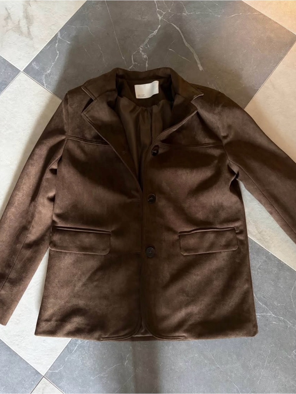 Oak and fort Suede Blazer